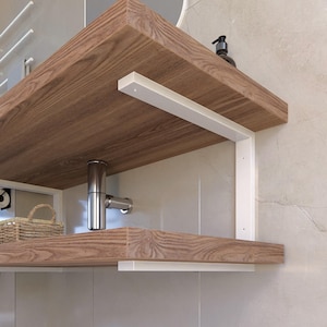 Double Washbasin Bracket| Sink Supports | Floating Shelf Brackets | Wall Mounted Vanity Brackets | Custom Sizes