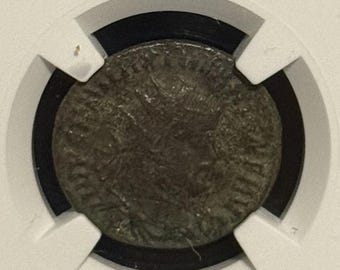 286-310 Roman Empire Ancient Coin • Emporer Maximian Radiate Crown • Bronze (AE) Post-Reform • Graded NGC Genuine, Coins of the Romans Label