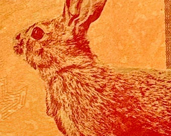 2022 Year of the Rabbit 24K Gold Aurum Note • 100mg Pure Gold (.999 Fine) • Scarce Chinese Zodiac Variety