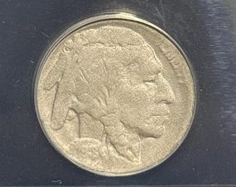 1918/7 D Indian Head Buffalo Nickel • KEY DATE • Genuine 17 Overdate Error • Graded ANACS AG3 Details (Acid Treated, Damaged)