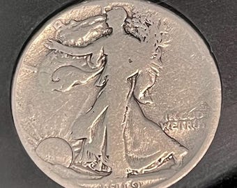 1919 D Walking Liberty Half Dollar 50c • Denver Mint • .90 Fine Silver Coin • PCS Stamps & Coins Centennial Edition Guaranteed Genuine Slab