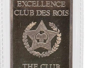 ENGELHARD TIER 1 RARITY <600 Made • Club of Kings Vintage Silver Art Bar, Mint Sealed • 1 oz Pure Silver Ingot (.999 Fine)