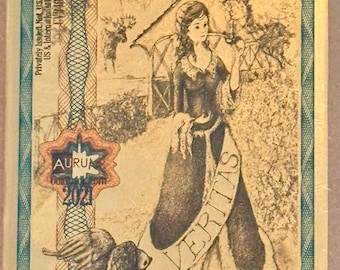 2021 New Hampshire 5 GOLDBACKS • 1/200 oz Fine Gold Note, 24K • Uncirculated Mint Condition in Currency Sleeve