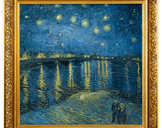 Vincent Van Gogh Starry Night Over the Rhône • Mint of Poland • 1 oz Pure Silver (.999 Fine) • 2023 Niue 1 Dollar Coin • Low Mintage of 999