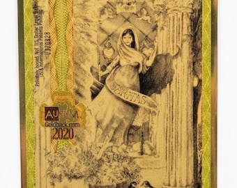 2020 Nevada Pre-Alpha 1 GOLDBACK • First Year of Issue • 1/1000 oz Pure Gold (.999 Fine, 24K)