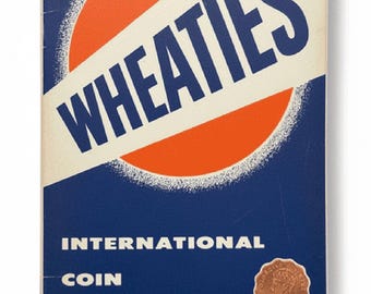 Vintage 1950s Wheaties Cereal International Coin Collection • COMPLETE SET of 15 World Coins