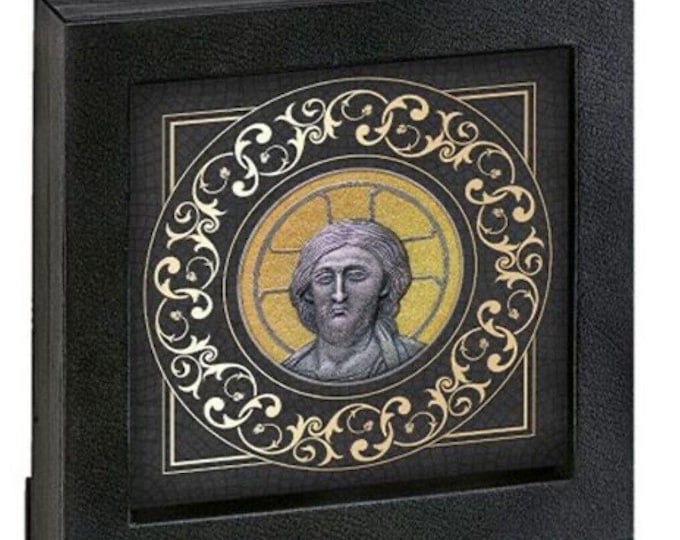 Jesus Christ PANTOCRATOR • Mint of Poland in OGP Box • 2 oz Pure Silver Coin (.999 Fine) • 2022 Niue 5 Dollars • Limited Mintage of 500