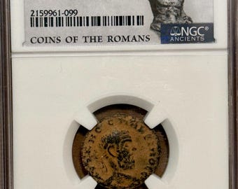 Macrinus 217-218 AD Syria Bronze AE19 Ancient Roman Coin • Graded NGC Genuine