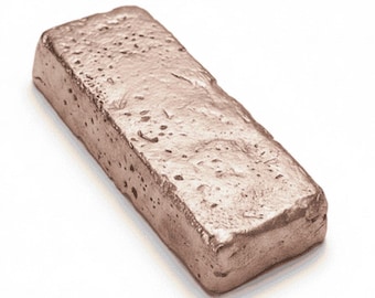 1.219 Kilo Hand Poured Pure Copper Bar (.999 Fine)