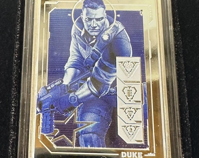 Hasbro G.I. Joe DUKE Colorized Silver Coin • 1 oz Pure Silver in Capsule (.999 Fine) • 2024 Niue 2 Dollars • Limited Mintage #699/2000