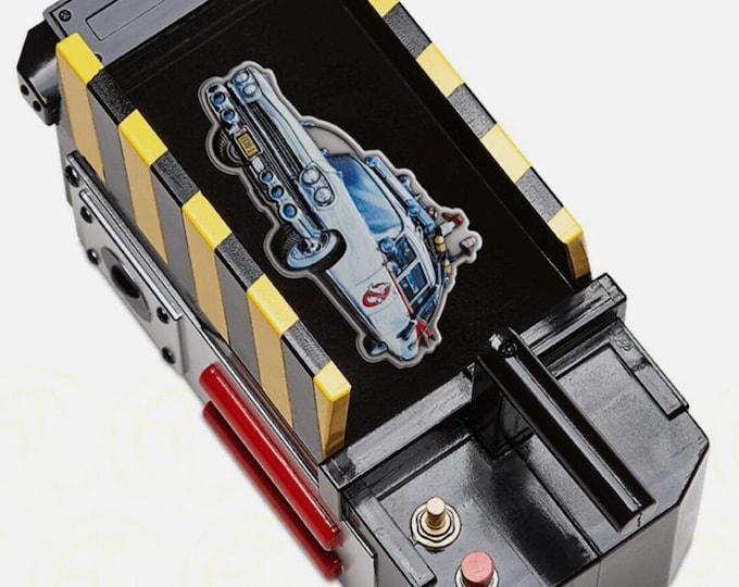 Ghostbusters Echo-1 Car Shaped Antiqued Coin + Ghost Trap • 2 oz Pure Silver (.999 Fine) • 2024 Niue 5 Dollars • Limited Mintage #721/750