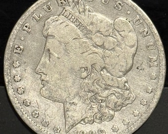 1899 O Morgan Silver Dollar • New Orleans Mint • 90% Fine Silver Coin • Genuine Ungraded Raw • Better Date