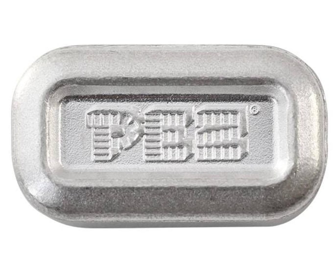 PEZ Candy Shaped Pure Silver Wafer Bar • 5 Grams 99.99% Pure Silver (.9999 Fine) • Pamp Suisse (Single Bar, PAMP Essayeur Fondeur Privy)