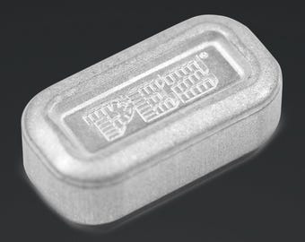 PEZ Candy Shaped Pure Silver Wafer Bar • 5 Grams 99.99% Pure Silver (.9999 Fine) • Pamp Suisse (Single Bar, Cute Baby Duck Privy)