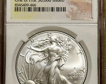 2025 P American Silver Eagle, First Eagle Privy Release • First 50,000 Issued, 8Era Nice Gang Game Label • Graded NGC MS70