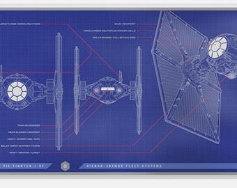 2025 Agoro Mint • Star Wars Tie Fighter Blueprint Foil, 6.5”x10.3” • 1 oz Fine Silver (.999 Fine) • Limited Mintage #630/1000
