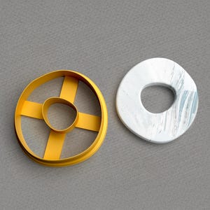 Donut Shape Cutters: Polymer Clay & Dough, 8 Sizes