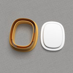Bubble Rectangle Tonausstecher: Gerahmte Schmuck & Fondant Dekoration