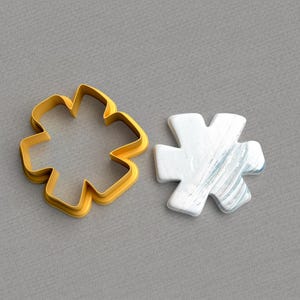Asterisk Polymer Clay Cutters: Freeform Earring Making, 8 Sizes