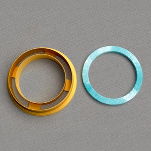 Cortadores de arcilla polimérica con forma de anillo redondo para aretes hechos a mano • 6 tamaños diferentes • Bordes de corte afilados