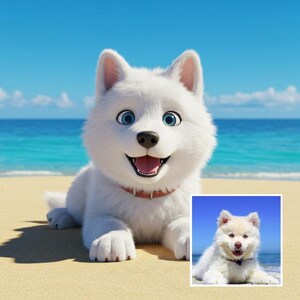 Cartoon Pet Portrait From Photo, Custom Pet Cartoon, Dog Cartoon, Portrait Cat, Pet Cartoon, Custom Dog Portrait, Digital Downloads, Animals