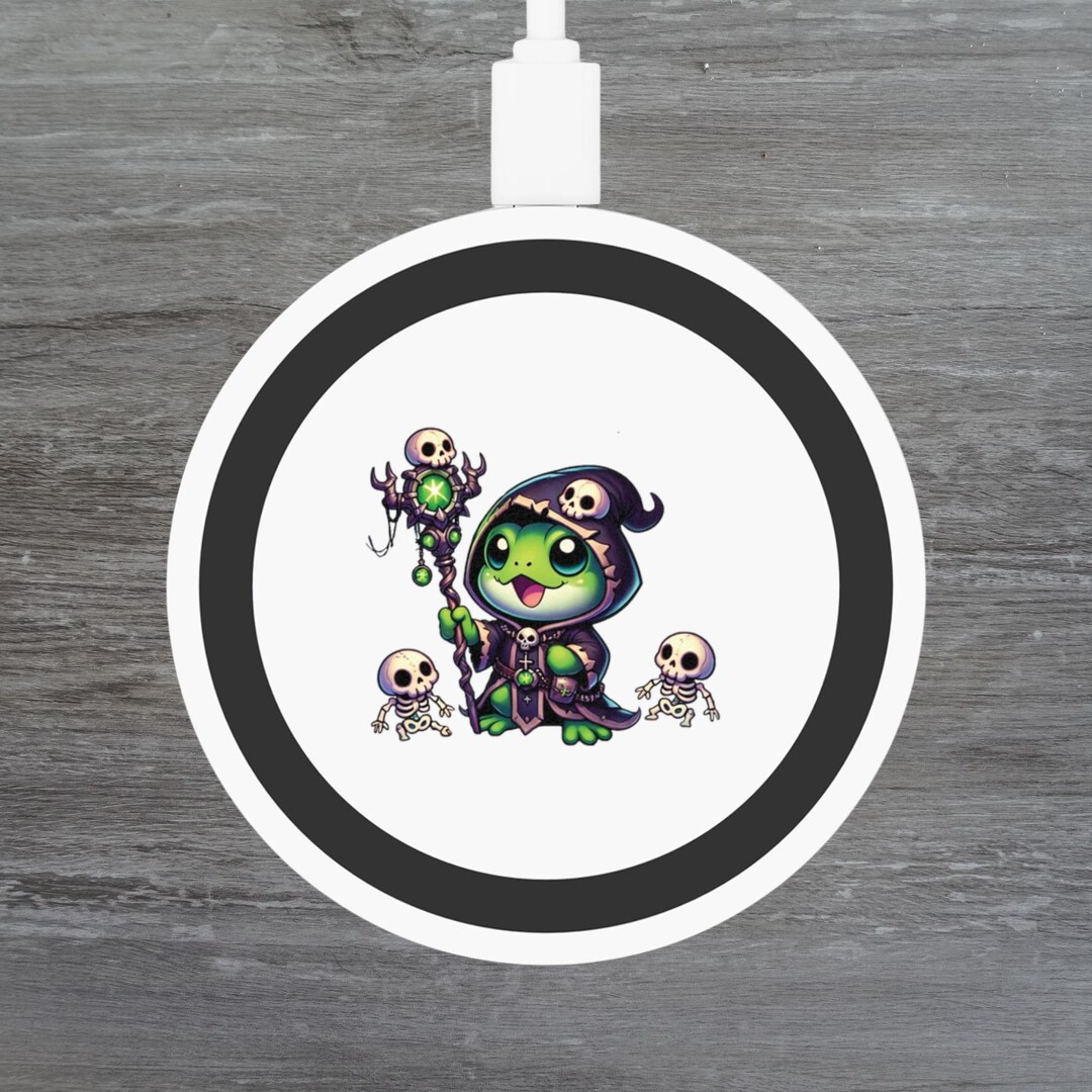 Frog Necromancer Charger Fantasy Design Tabletop Accessory Gaming Desk ...