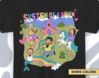 T-Shirt System of a Down, lustiges Vintages Unisex T-Shirt, SOAD Retro Shirt, Casual Wear, meme tshirt, lustiges Vintages SOAD Shirt, Hard Rock Shirt