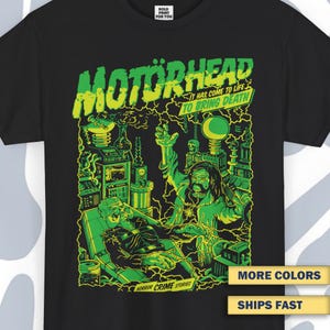 T-shirt MOTORHEAD, Funny Vintage Unisex Tee, MOTORHEAD Retro Shirt, Merch Shirt, Funny Vintage MOTORHEAD Shirt, Hard Rock Shirt