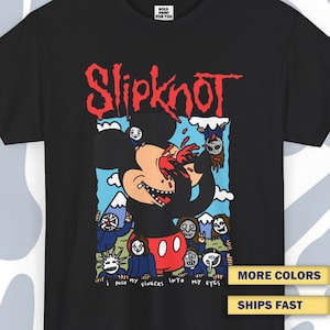 T-shirt Slipknot i Push My Fingers Into My Eyes, Funny Vintage Unisex Tee, Slipknot Retro Shirt, Meme Tshirt, Funny Vintage Slipknot Shirt