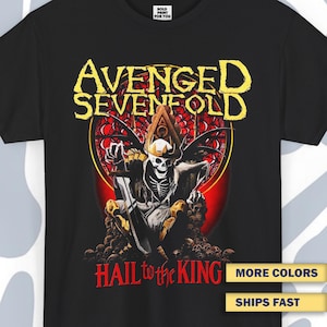 T-shirt Avenged Sevenfold, Funny Vintage Unisex Tee, A7X Retro Shirt, Casual Wear, Metal Shirt, Vintage A7X Shirt, Metal Band Shirt