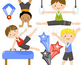 Download Boy Gymnast Etsy