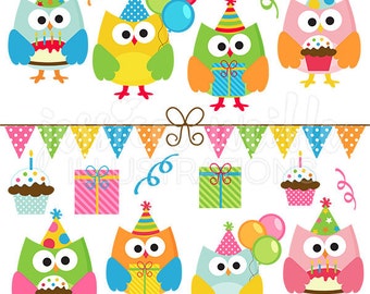 birthday clip art etsy