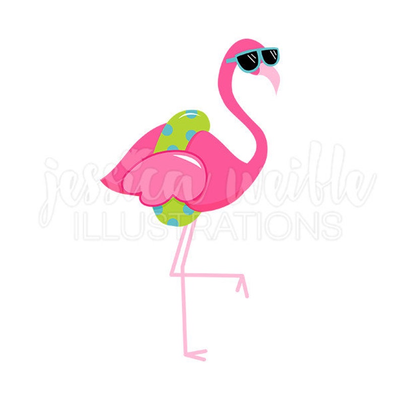 Download Sunglasses Flamingo Cute Digital Clipart Cute Flamingo ...