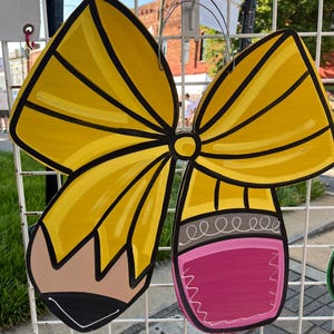Custom Hand painted Teacher Door Hanger, Wood sign, classroom decor