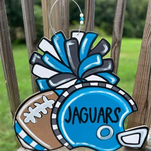 Custom Hand painted Sports Door Hangers, wood sign, sports