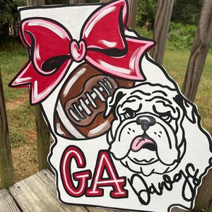 Custom Hand painted Sports Door Hangers, wood sign, sports
