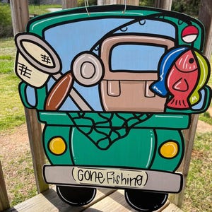Custom Hand painted Sports Door Hangers, wood sign, sports