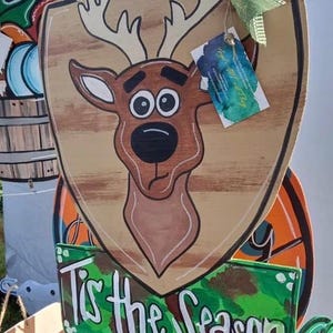 Custom Hand painted Sports Door Hangers, wood sign, sports