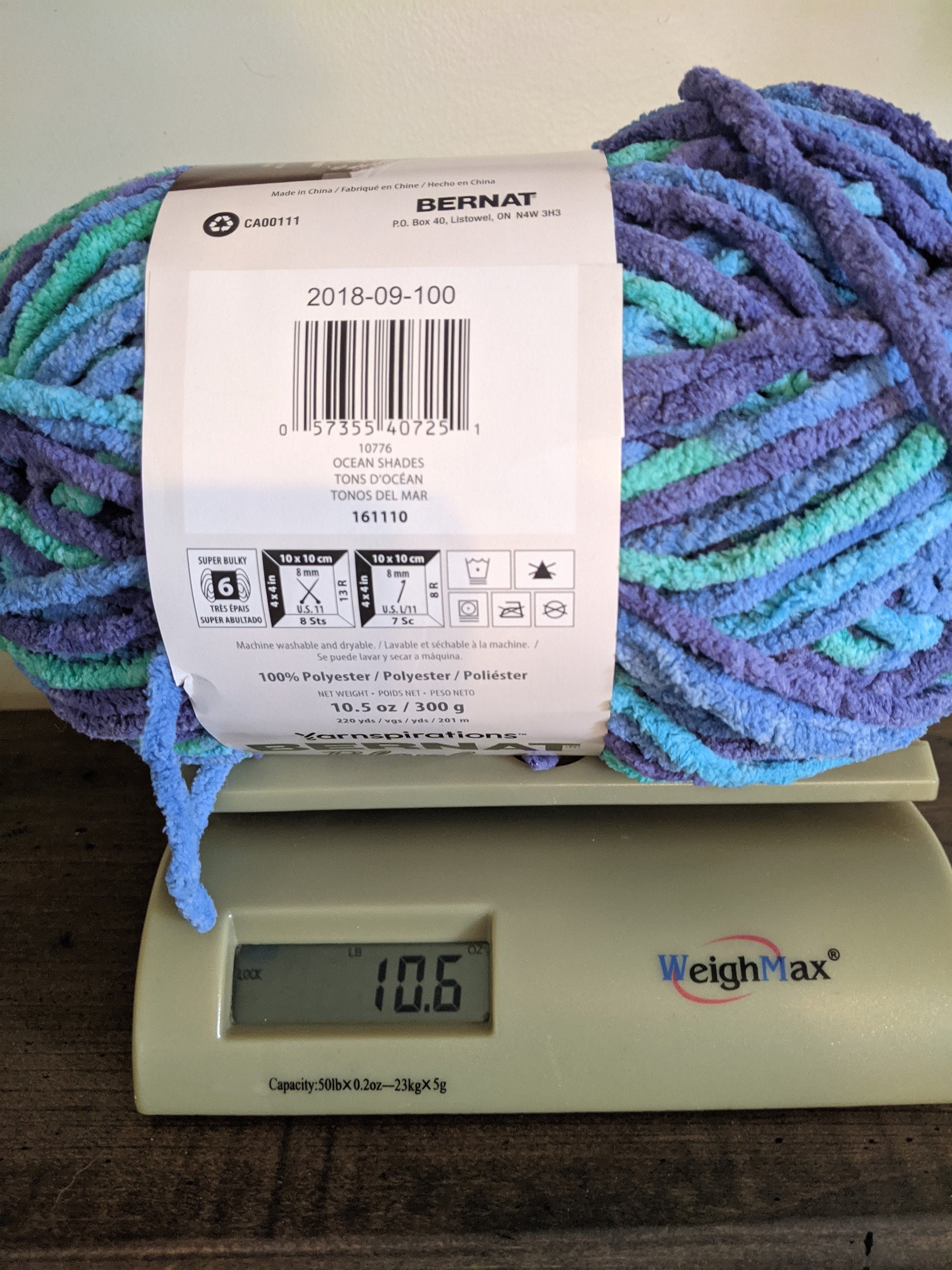 Bernat Blanket Yarn Ocean Shades Full skein Etsy