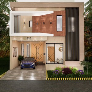 Modern House Design |Architecture Drawings| 3D Renders| PDF CAD Layout | Exterior & Interior Design| Instant Digital Download| floor plans