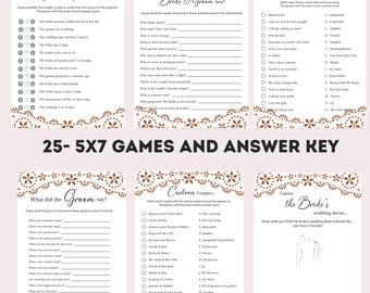 Talavera Bridal Shower Games: Mexican Fiesta, 25 Editable Templates (Digital Download)