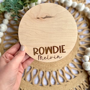 Baby Announcement Sign, Newborn Announcement Sign, Baby Name Footprint Board, Newborn Footprint Name Sign for Hospital, Baby Info Birth Sign