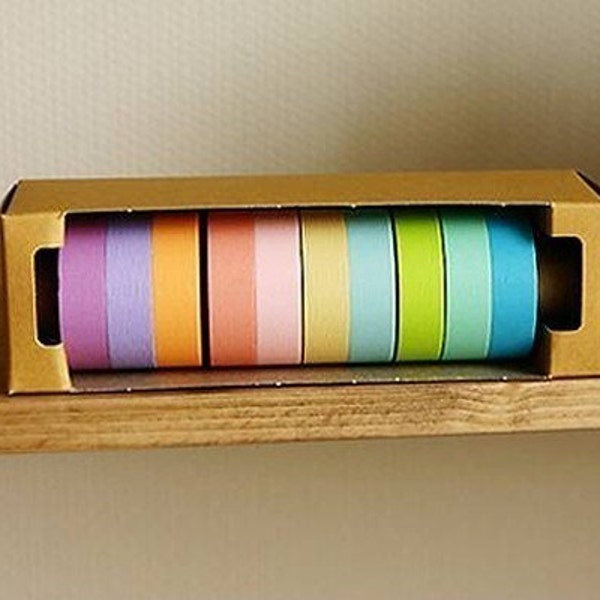 Bright Colors Adhesive Masking Tapes 0.6 inch (10 pcs)