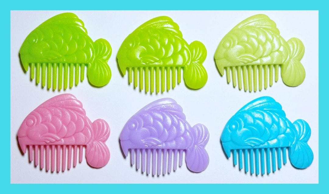 Retro My Little Pony MLP G1 Vtg 80’s Fish Comb Accessories Lot Baby Sea ...