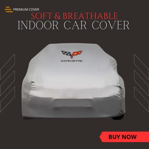 For Corvette C5 Car Cover, INDOOR - Tailor Made for all Corvette Model, indoor Cover Soft and Elastic