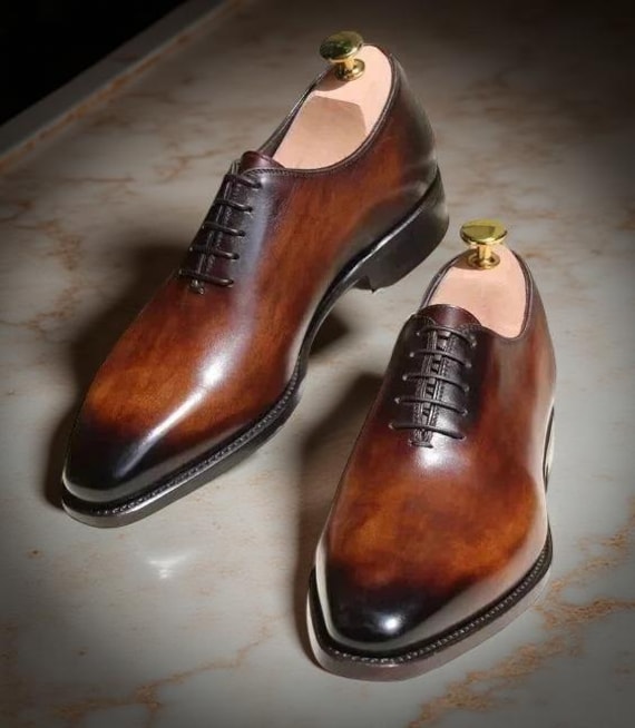 modern brown dress shoes Amazon.com | Latest Model Men Dress Shoes Formal Oxford Office Genuine Leather Shoes Brown