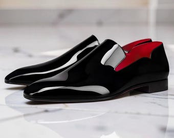 Giorgio Brutini Slip on Dress Shoes Black Size 12 3E - Etsy display picture 1