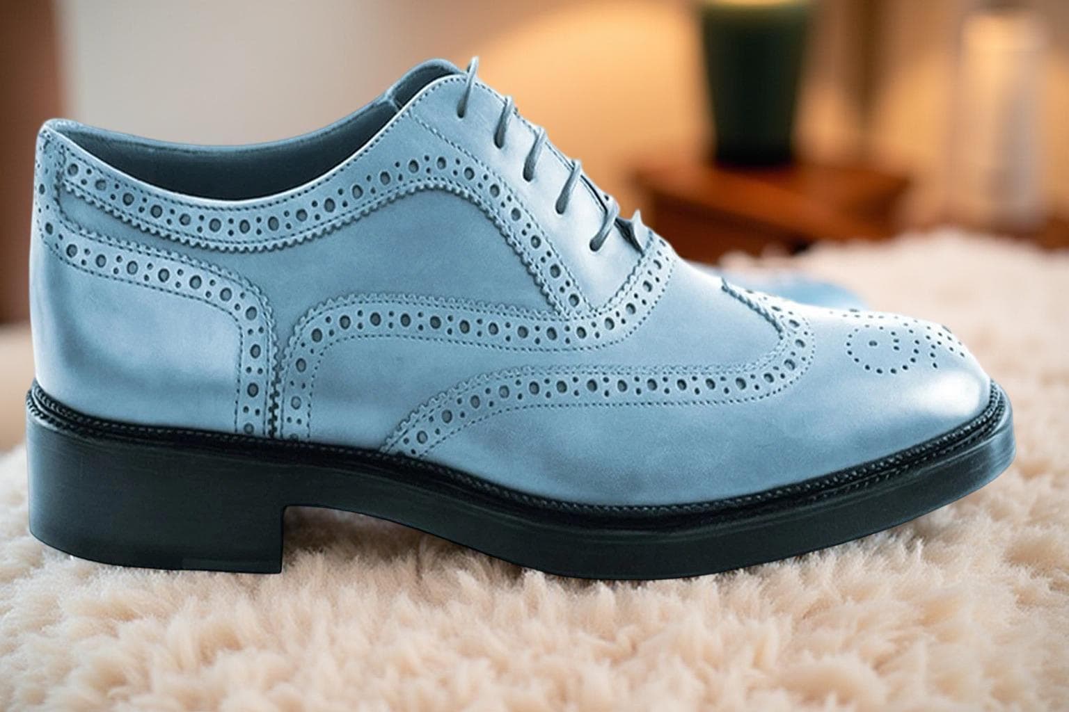 light blue dress shoes for men mens sky blue dress shoes Light Blue Glitter Smoking Loafer 7 / Light Blue -parroquiadesanalbertomagno.com