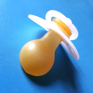 Adult Pacifier - Latex - NUK Medic Pro L - NUK 5 - Teat trainer - Saugtrainer - With The Option Of Leather Decoration