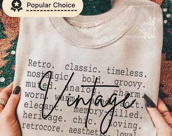 Vintage Aesthetic Text Shirt design, Retro Timeless Words Tee, Nostalgic Classic Style Design, Old Soul Minimal Typography Shirt, Simple Png